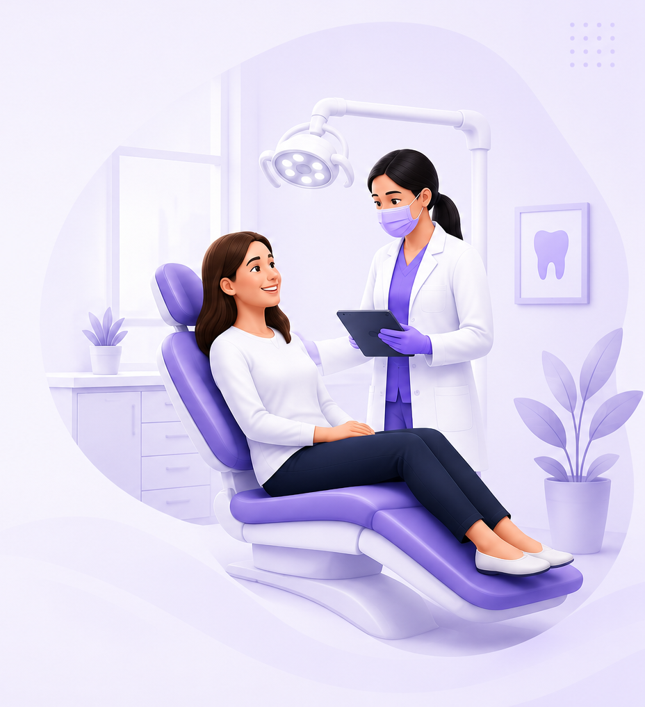 Dental clinic – patient and dentist
