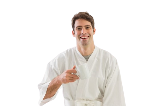 Spa model with flowers